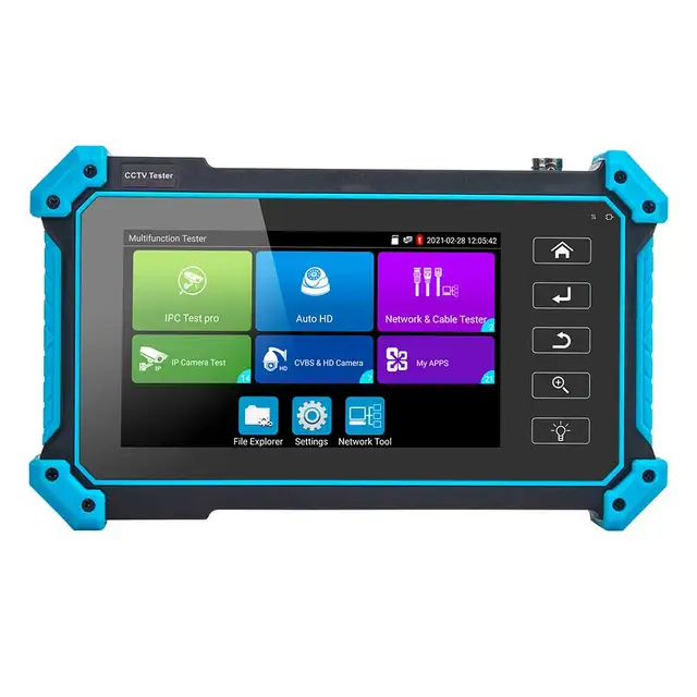 Noyafa Nf-715 IPC Tester CCTV 5,4 cala 4K 1080P 8MP AHD CVI TV SDI z wejściem Hdmi Vga Monitor Kamera IP Tester Cftv Test IP
