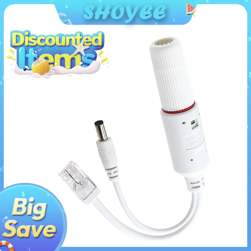 

Водонепроницаемый разветвитель POE IP67 от 48 В до 12 В IEEE 802.3af/at адаптер для наружной IP-камеры системы безопасности видеонаблюдения