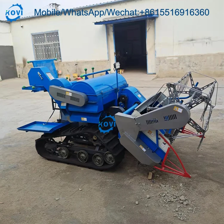 Automatic Combine Rice Harvester Machine Harvesting Rice Wheat Cutting Harvest Machine