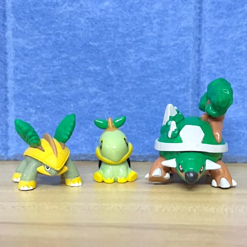 Pokemon Doll Turtwig Grotle Torterra Action FIgure Evolutionary Group Dolls Ornamenst Model Toy