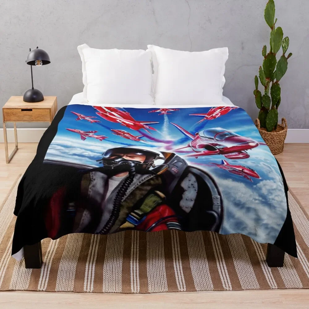 

The Red Arrows Throw Blanket Warm Cozy Throw Blanket for Living Room Couch