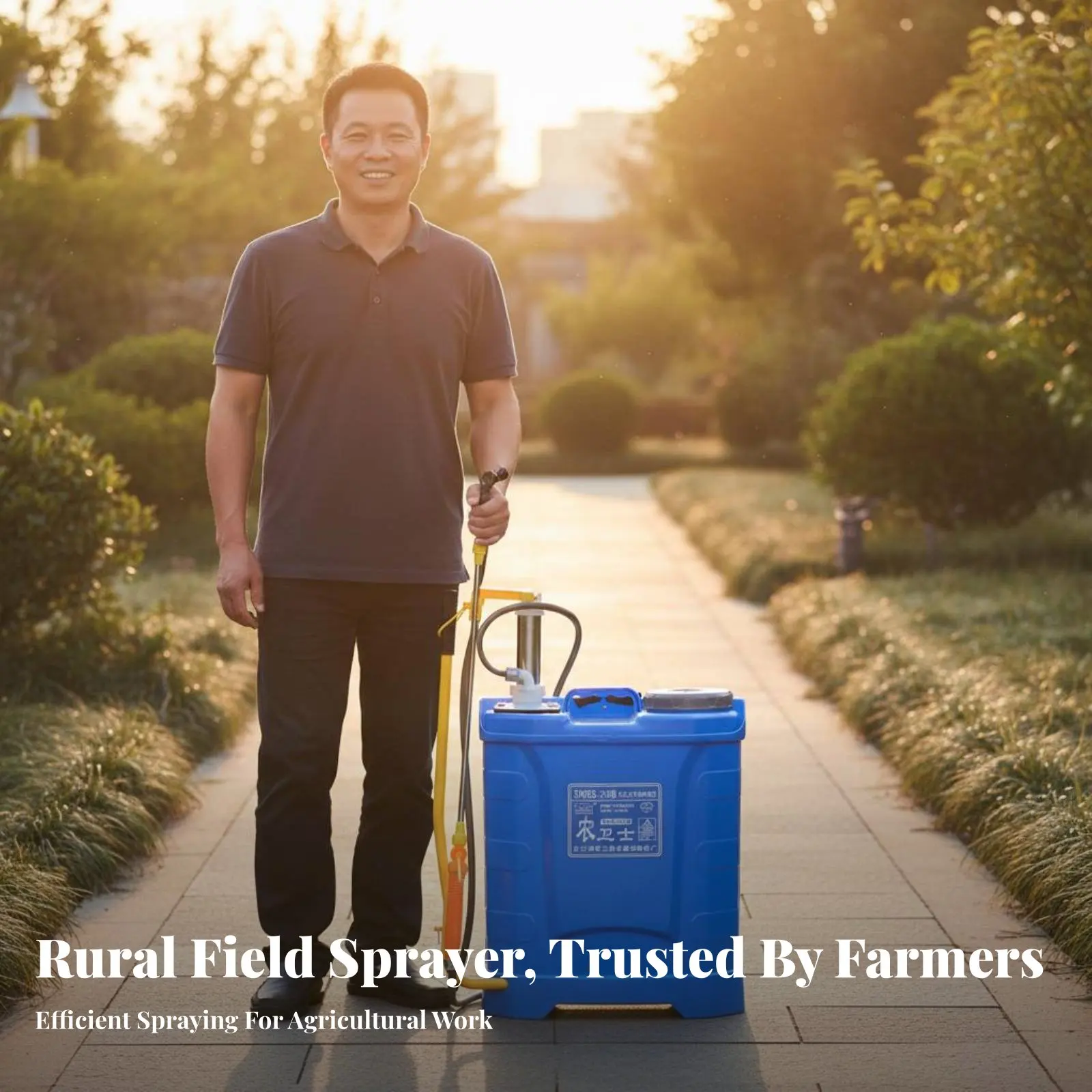 

Manual Pump Dispenser Sturdy Duty PP Frame Spray Container 16L Garden Dispenser Telescopic Stainless Steel Spray Tube