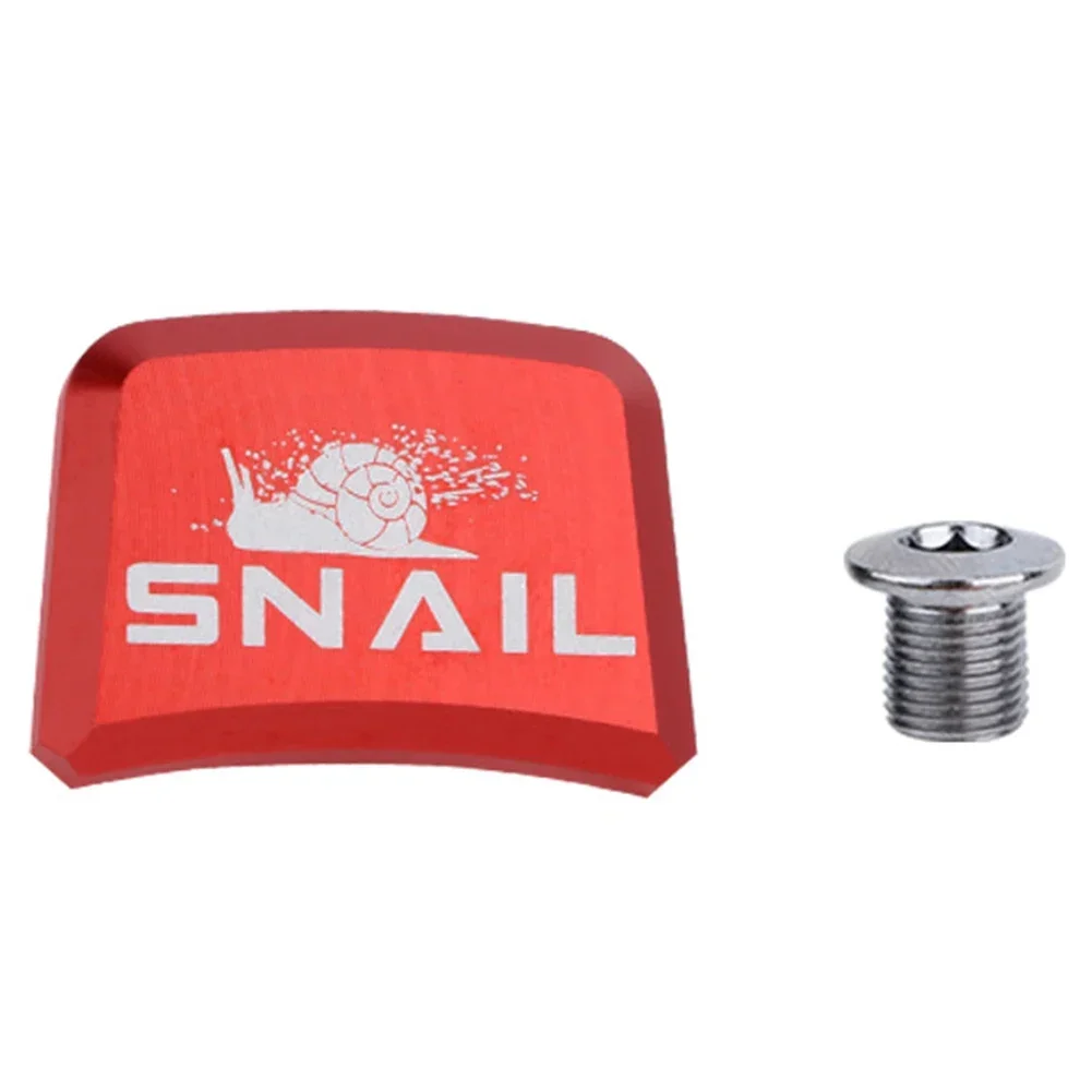 Single Speed Screws Square Aluminum Nut Crank Screw SNAIL 4pcs Chainring Bolts Easy to Install Bike Accessories