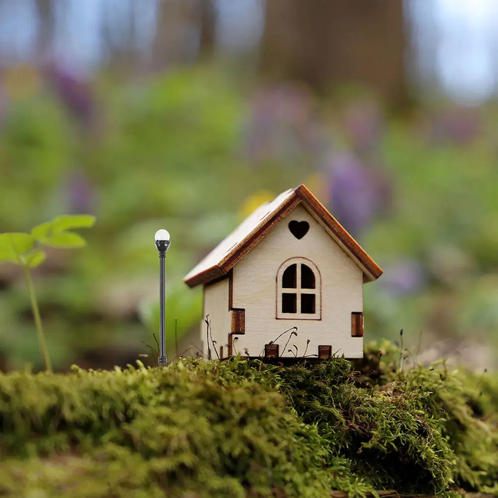 

20 шт. миниатюрных уличных фонарей для песочницы, лампы для микроландшафта, мини-садовые светильники, декор для DIY, аксессуары для микродомов, креативные украшения