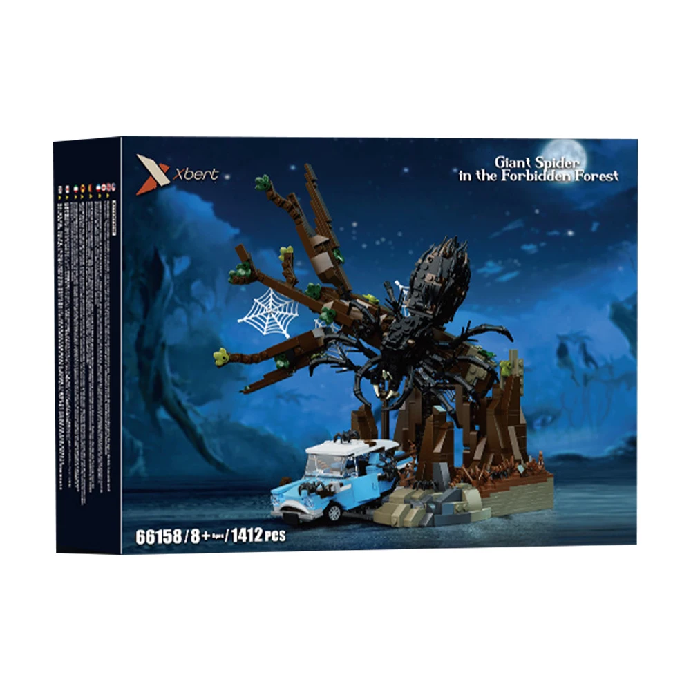 

В НАЛИЧИИ 66158 MOC Scenario Восьмиокий гигантский паук Lair Escape Строительные блоки Кирпичи Модель игрушки для мальчиков Рождественские подарочные наборы