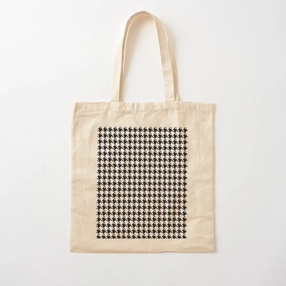 Houndstooth Pattern Tote Bag women bag custom bags cute pouch bag
