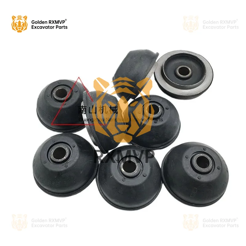 For AdaptationYuchai YC60/85Machine rubber feet Engine damping rubber Buffer rubber Machine foot pad Excavator Parts