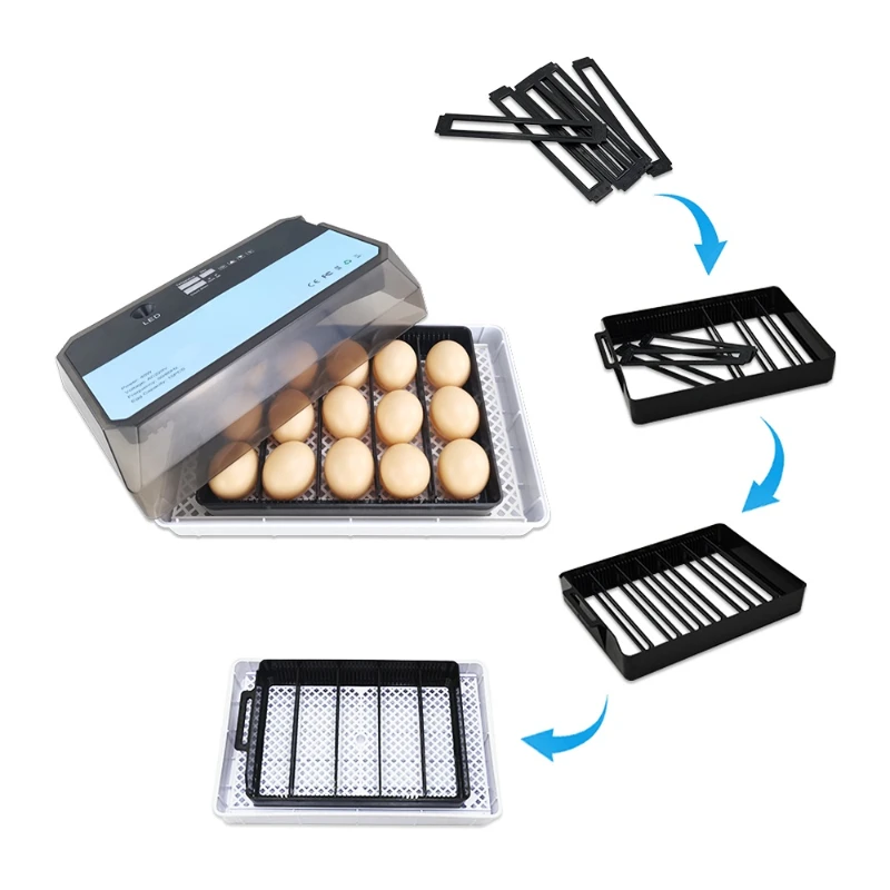 Good Warm Keeping Mini Automatic Incubator for Quail Eggs for Sale with Egg Turning Timer