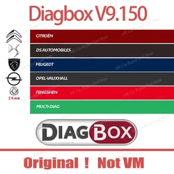 Newest 2024 Diagbox V9.150 with crack diagnostic software work with PP2000 programming tool 1995-2022 le-xia3 Diagnose Resets