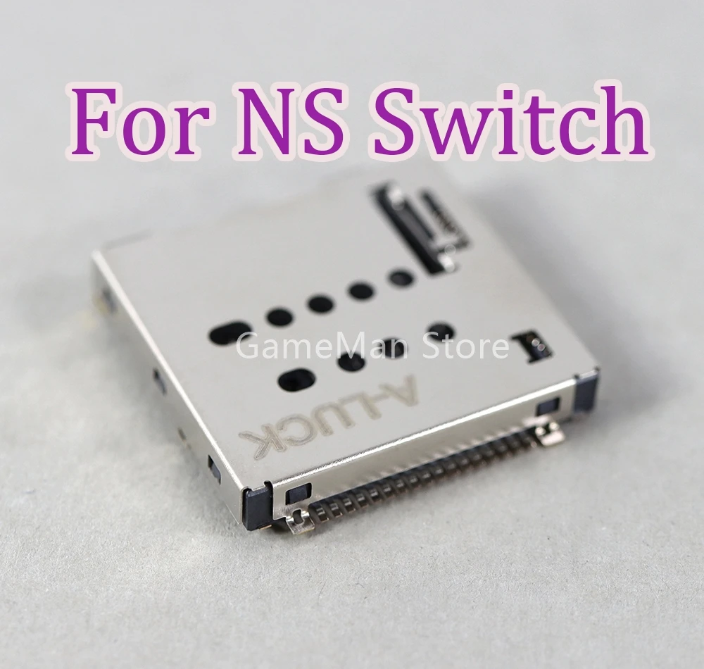 Piezas de repuesto para consola de juegos Nintend NS Switch, ranura para tarjeta de juego Original, 1 ud.