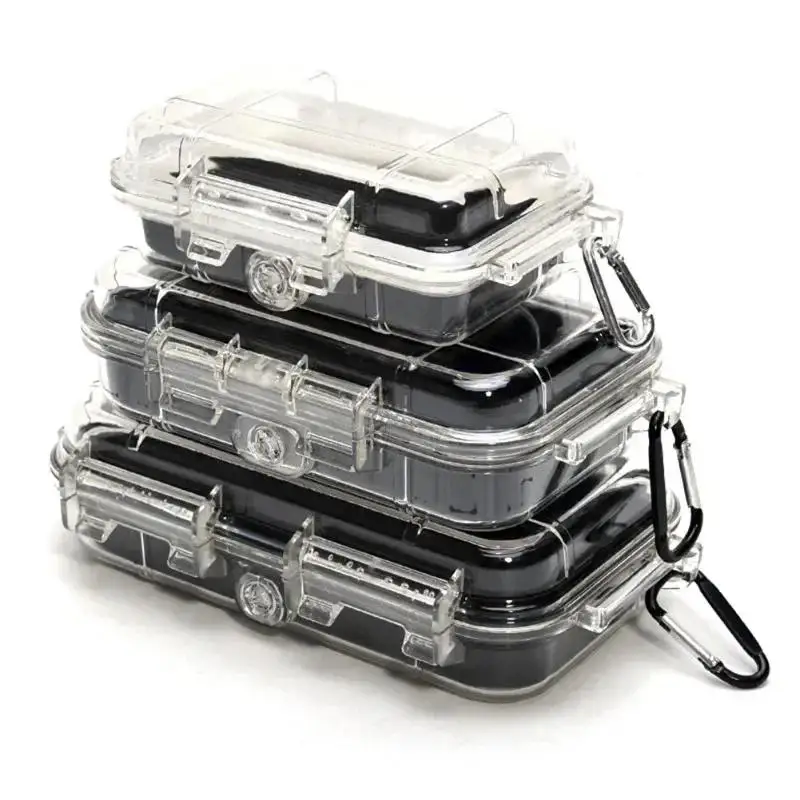 

Outdoor Waterproof Safety Case ABS Plastic Box Safety Equipment Dry Box Shockproof Sealed Caja De Herramienta