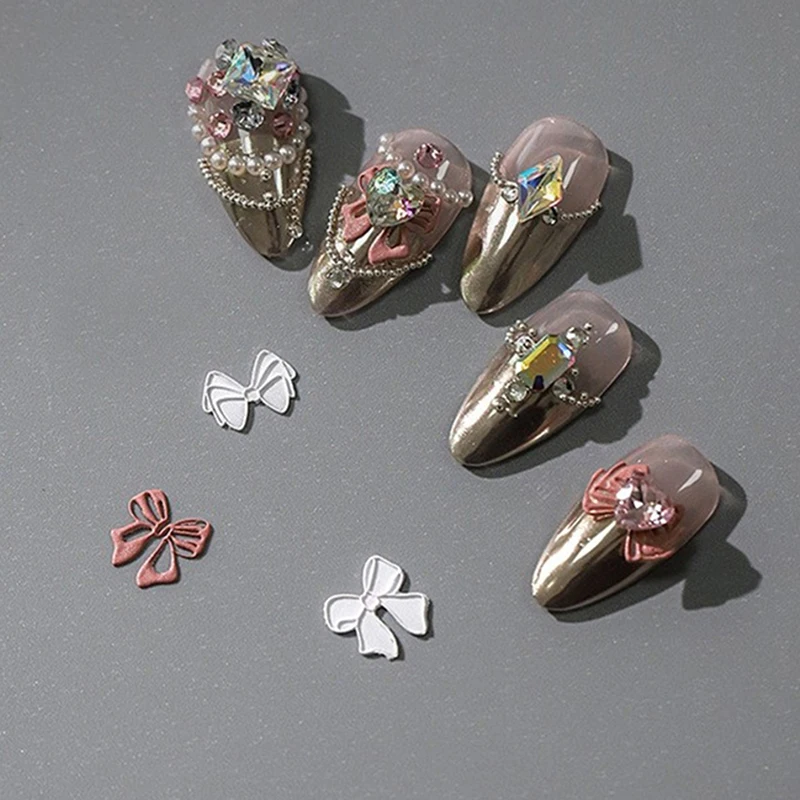 Nail Art Silicone Bow Mould Moon Stars Jewelry Casting Cute Mold Tool Relief DIY Nail Decoration Art Nail Beauty Charm