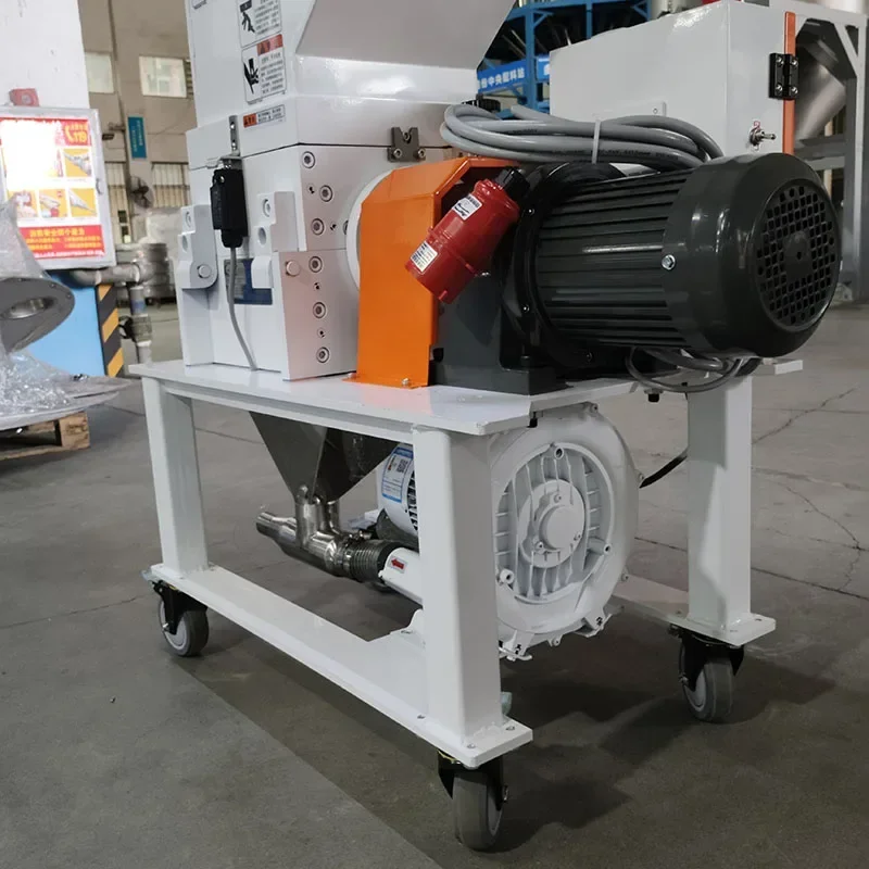 Industrial Plastic Particle Crushing Machine 304 Stainless Steel Gnawing Tooth Slow Cusher For Leather Rubber PVC Pipe