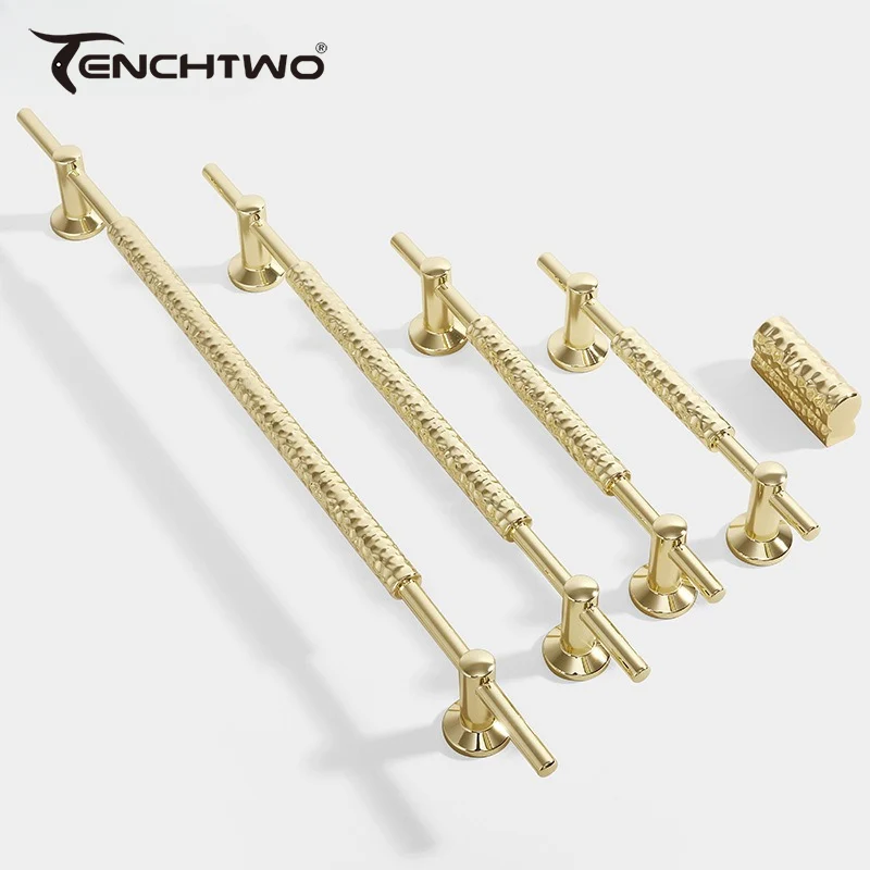 Silver/Golden Brushed Zinc Alloy Furniture Door Handle Clothing Cabinet Pulls Single Hole Drawer Knobs Kitchen Cupboard Handle