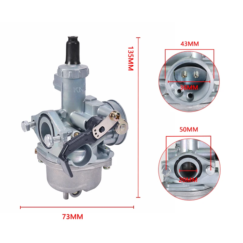 CB125 Motorcycle Carburetor For Honda CGX125 ACE125 CB1 CGX ACE Cb 125 Twister Motorcycle 16100-KYY-601 16100-KYY-B52