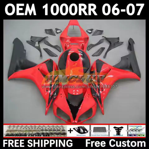 100%Fit Fairing For HONDA CBR stock red 1000 RR CBR1000 RR CC 1000RR 1000CC 76No.92 CBR1000RR 06 07 2006 2007 Injection Body