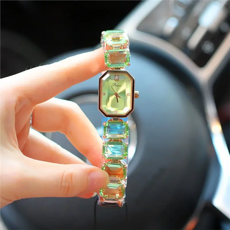 UTHAI CQ354 Fashionable Women Watch Rectangular Bracelet, Fashionable Quartz Watch, Light Luxury Clock Gift, Watches for Woman
