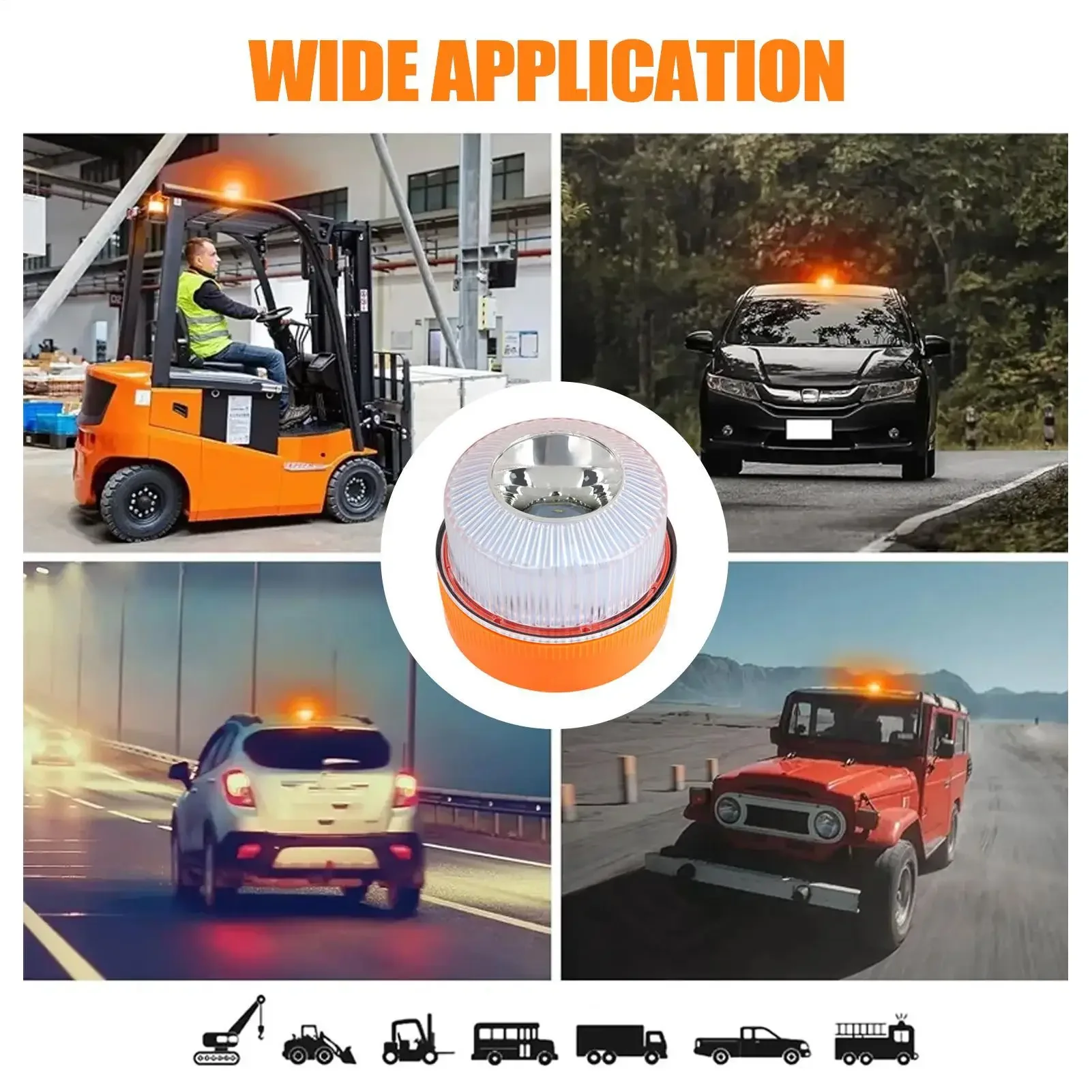 2026 New Spain DGT 3.0 Approved Car Emergency Light V16 with SIM Geolocation Caution Light Data Plan Expires 2038