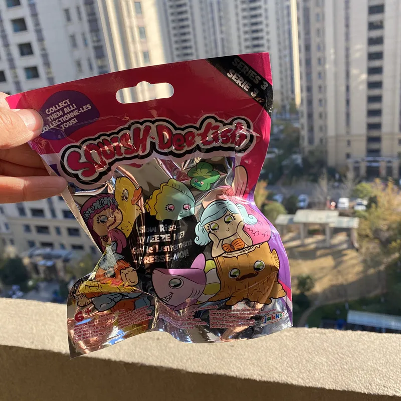 Shopkins Shopping Elf Squish-dee-lish Série Sorvete Elf Caixas Surpresa Blind Box Antiestresse Apertáveis Telescópicos Presentes Kawaii