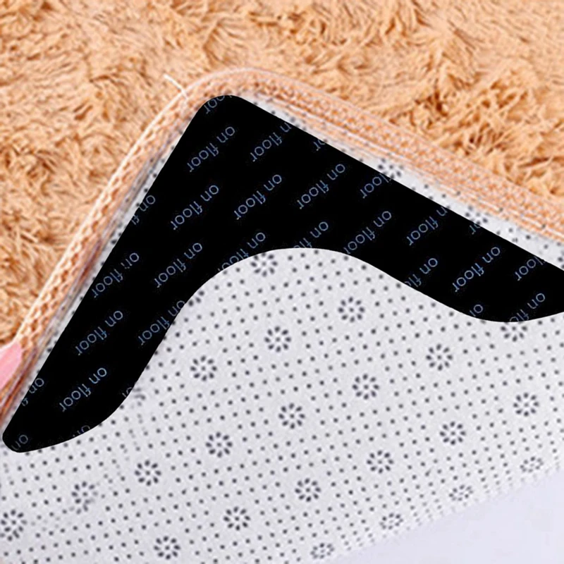 Clipes para carpetes para fortalecer pisos e colchas, 24 tapetes antiderrapantes, reutilizáveis-AT64