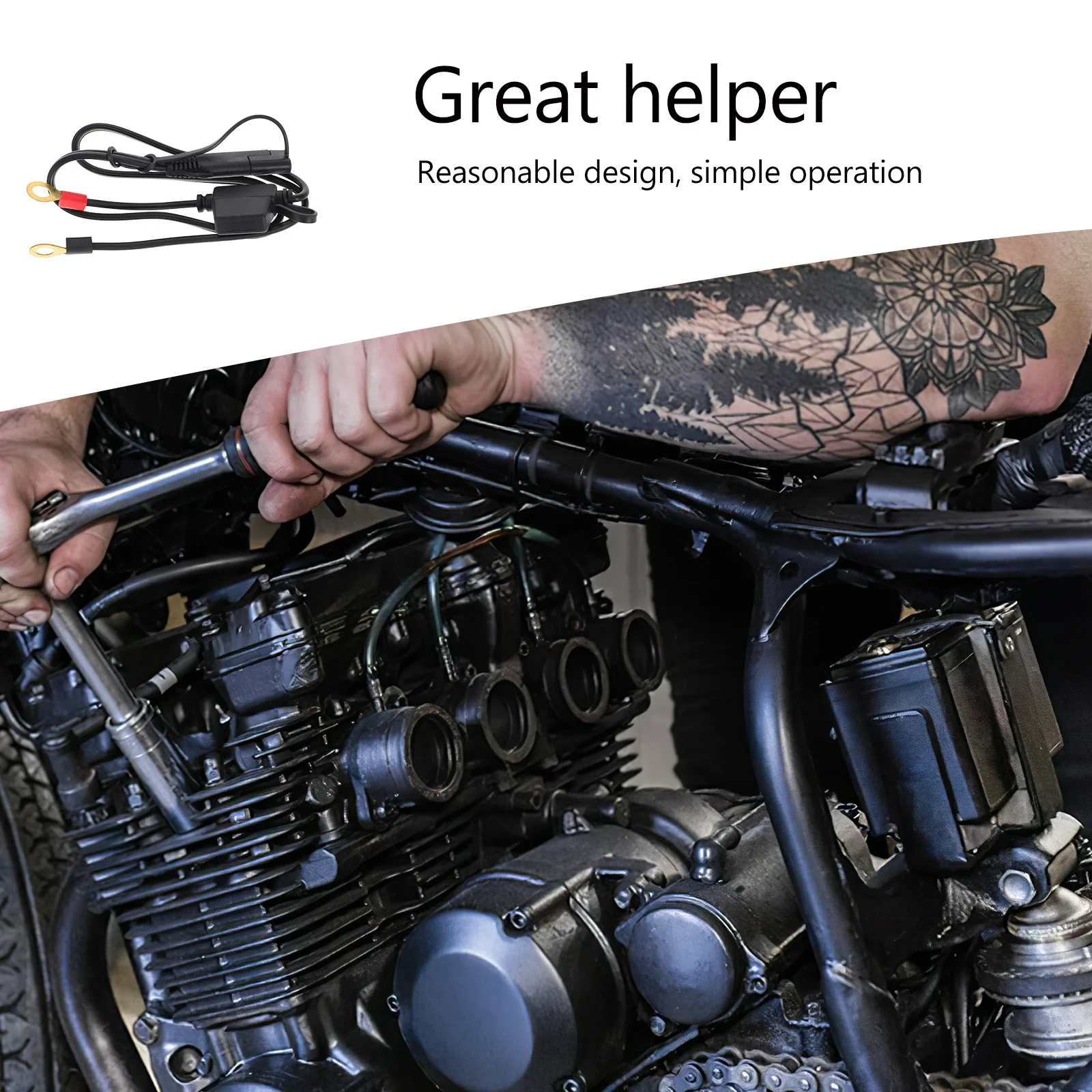 

Motorcycle Quick Disconnect Extension Cable O Ring Terminal Harness Waterproof Connector For Cars Atvs Suvs Rvs