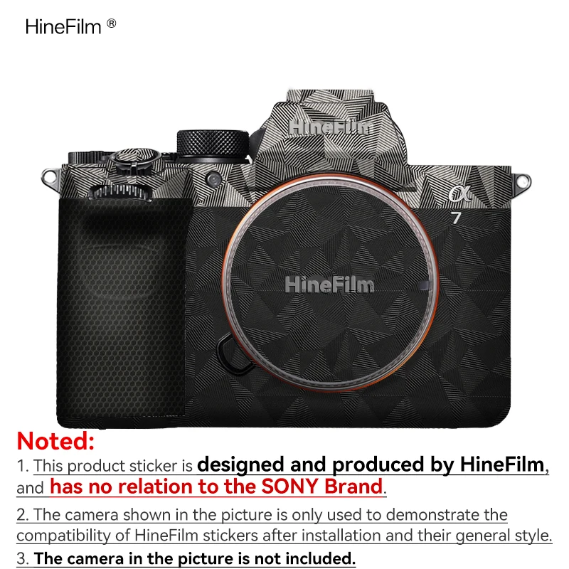 Naklejka Hinefilm na aparat Sony ILCE-7M5, skórka na aparat A7M5, naklejka ochronna na aparat Sony A7V, skórka na aparat Alpha 7V, skórka A7 V — zdjęcie produktu 7