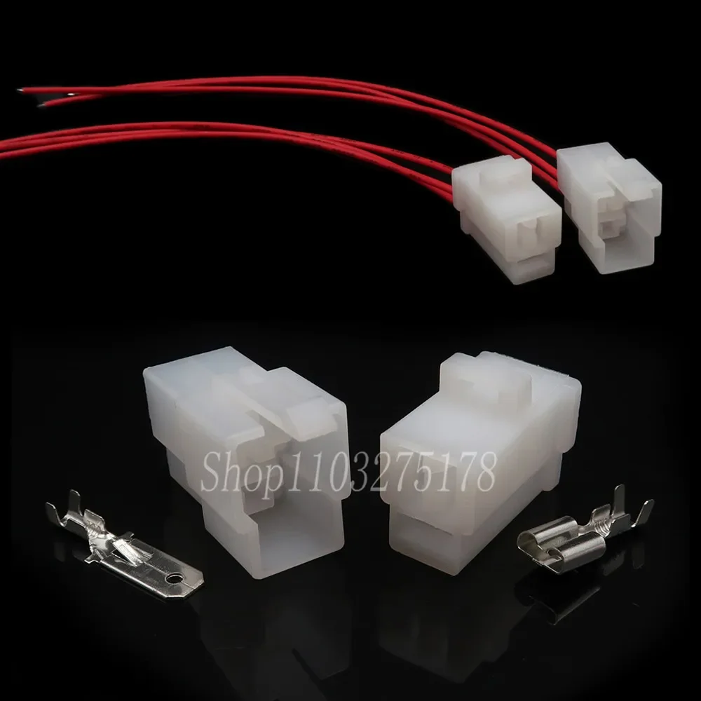1 Set 3 Pin 6120-2033 6110-4533 Automotive Cable Harness Connector With Terminals