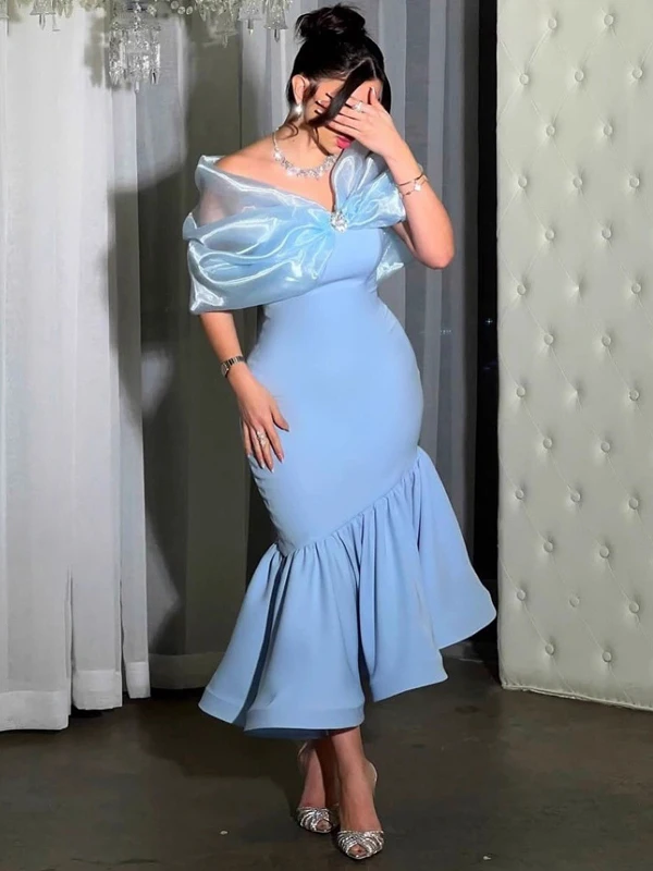 Ele One-shoulder Long Dr Dames Hoge Taille Fi-Tail Jurk met Pailletten Sexy Body-Con Netting Rok Rits Sle Fai...