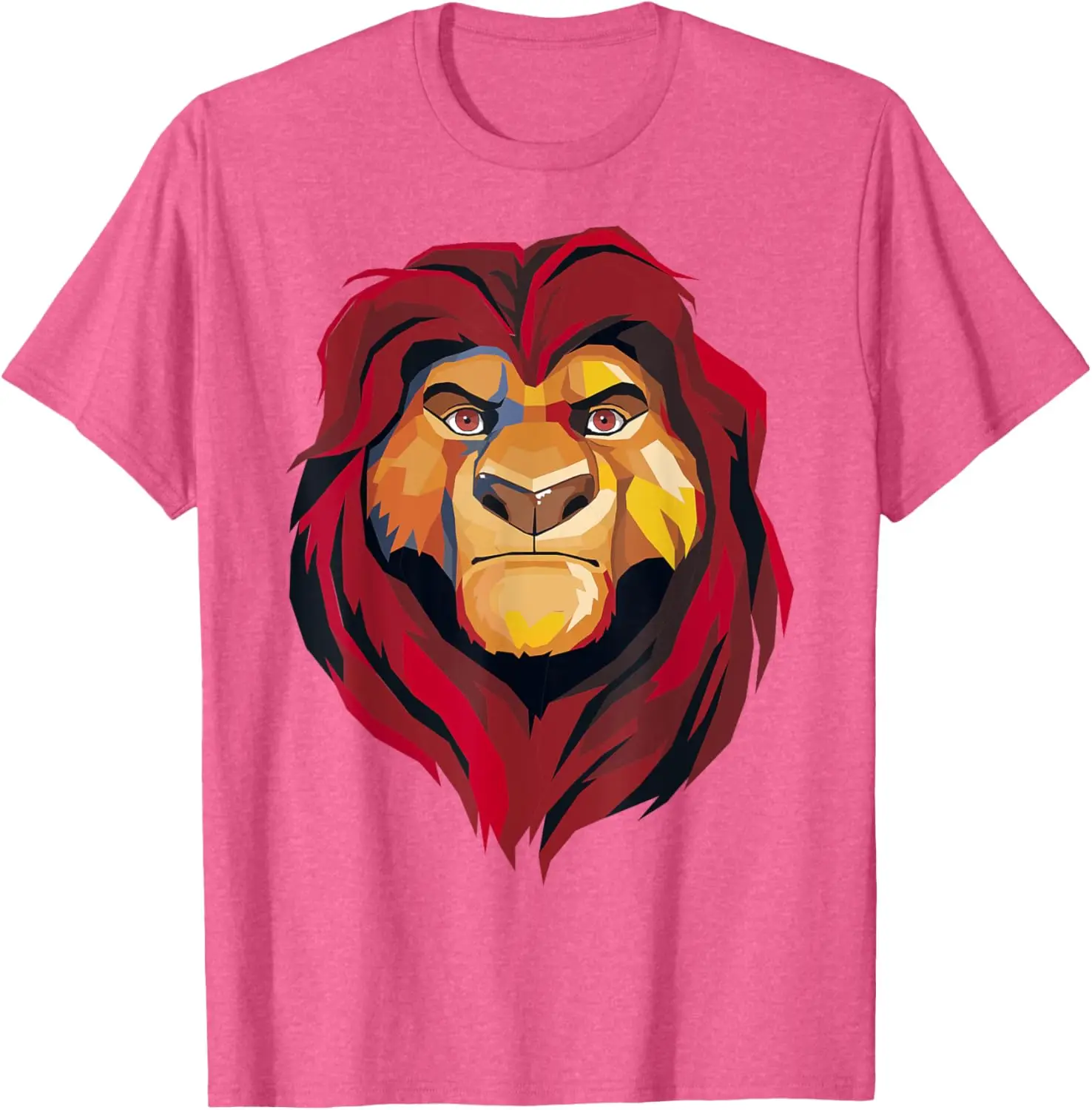 Disney The Lion King Mufasa Artistic Painted Portrait T-Shirt