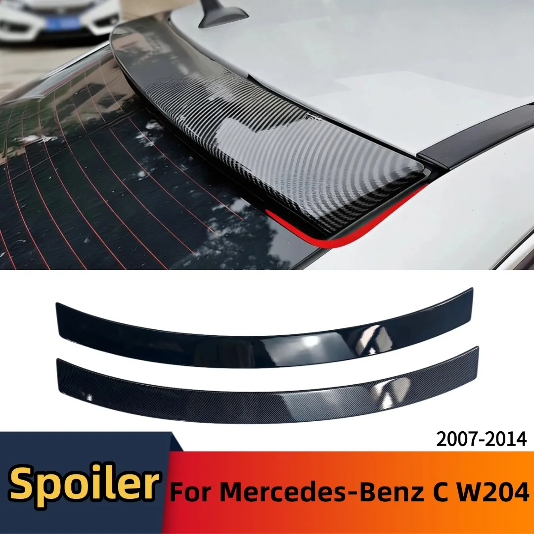 

Racing Sport Rear Wing Spoiler For Mercedes Benz C Class W204 4door 2007-2014 Glossy Black Tuning Accessories Air Dam Deflector