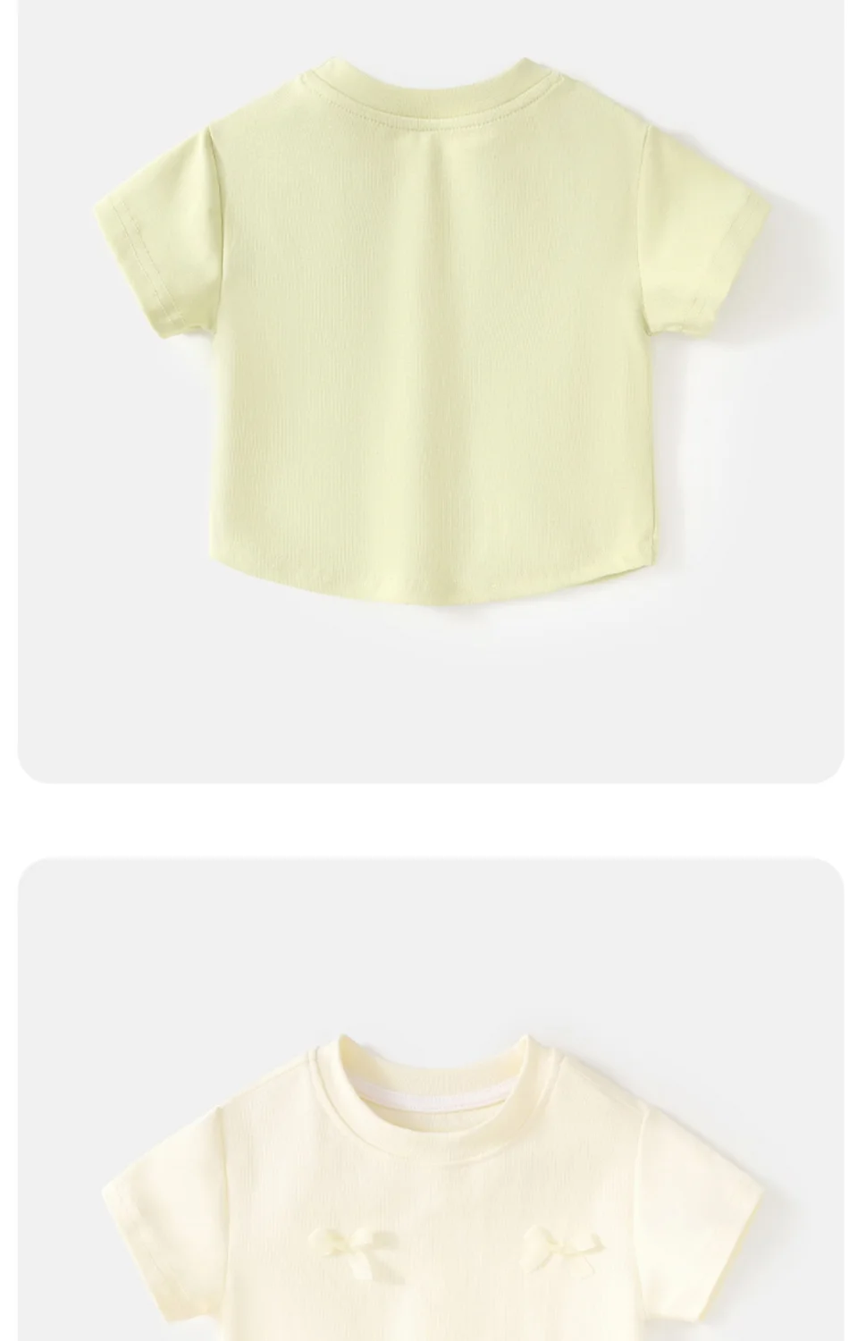 Girls' Short-Sleeved T-Shirt Summer New Style Fashionable Baby Girl Tops Small Children's Clothing Thin Summer Kidsren's Clothes