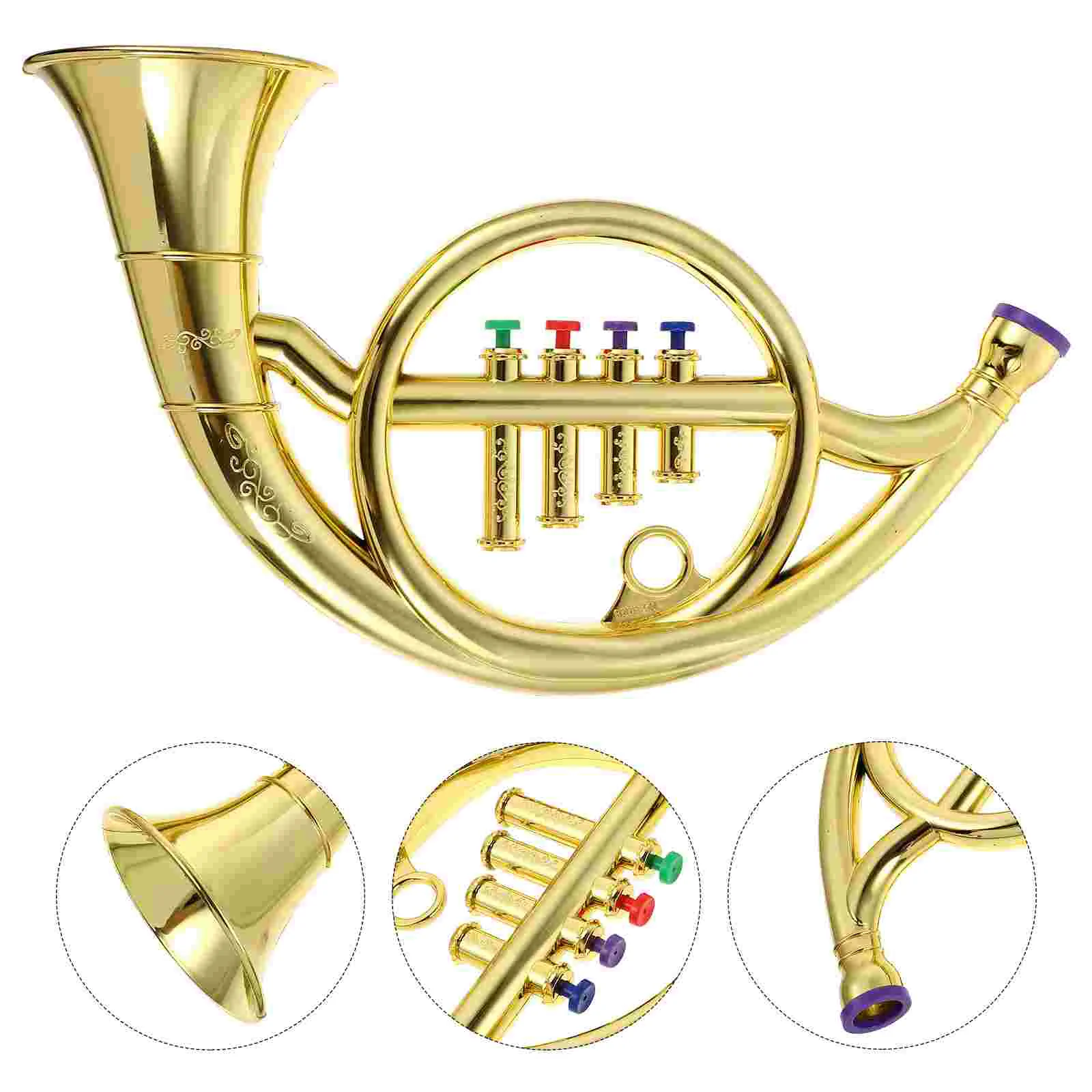 Musical Instruments Noise Makers Toy Small French French Toy Trumpet Saxophone French Horn Plaything Kids French Musical Toys