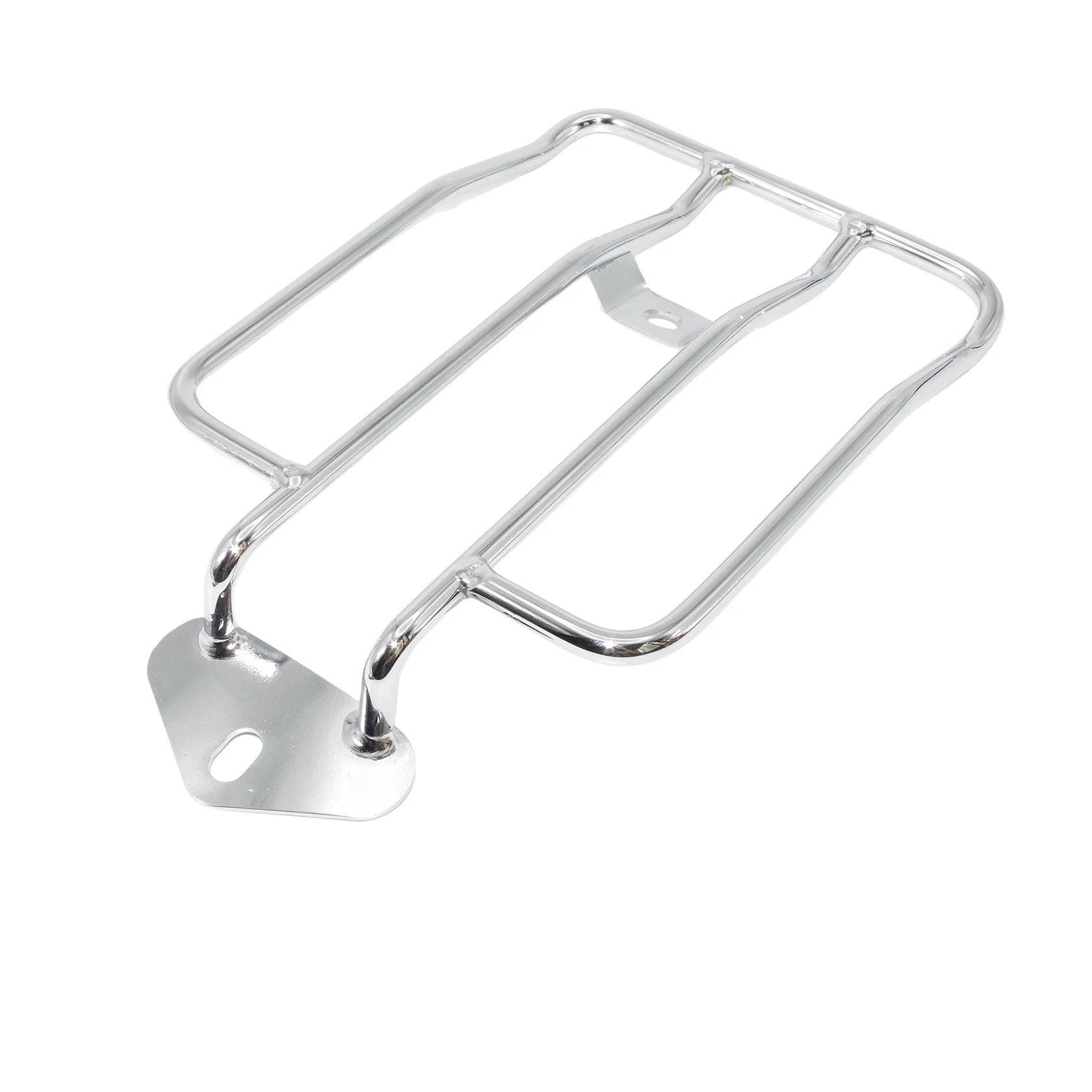 Motorcycle Steel Rear Solo Seat Luggage Rack Support Shelf Black/Chrome For Harley Sportster XL Iron 1200 883 48 Low 2004-2022