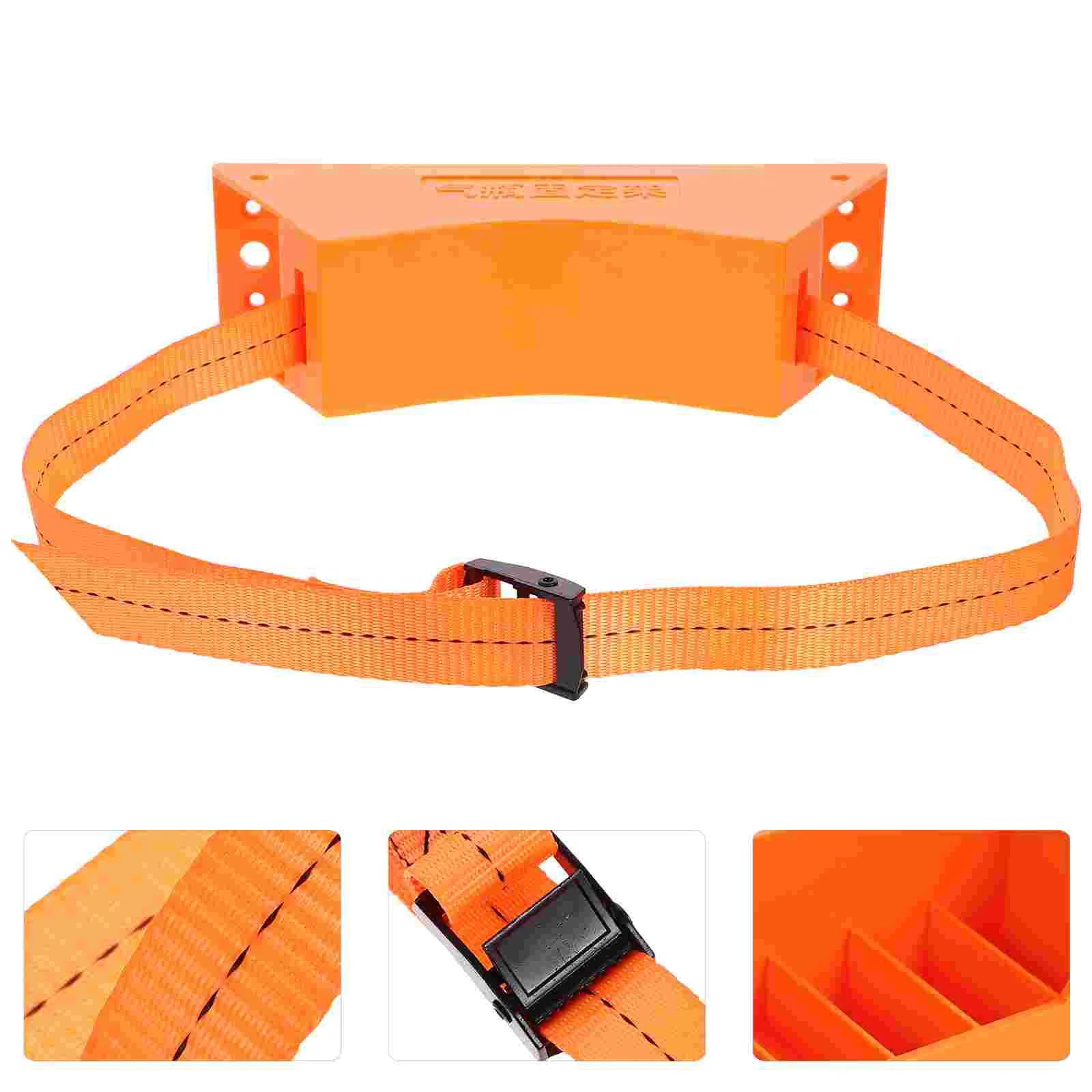 

Strap Liquefied Gas Cylinder Bottle Holder Propane Tank Nylon Plastic Bracket with Safety Straps