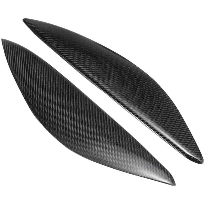 Carbon Fiber Headlight Eyebrow Eyelids Trim Cover Headlamp Sticker For Vauxhall/Opel Vectra C/Signum Facelift 2006-2008