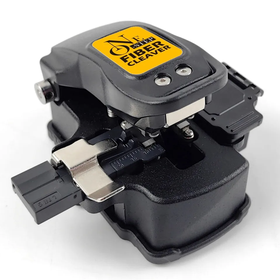High-Precision One-Step Fully Automatic Fiber Cleaver, 5-in-1 Fixture, Tungsten Steel Blade, Automatic Return，ftth