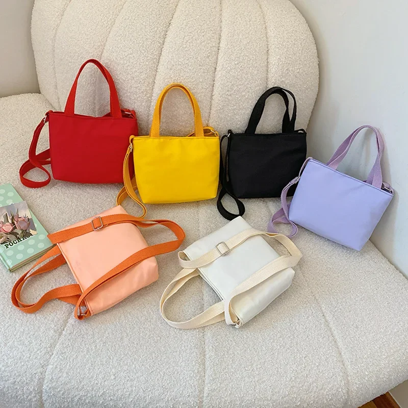 เด็ก Messenger กระเป๋า Casual Handheld Tote กระเป๋าผู้หญิงกระเป๋าไนลอนสําหรับกระเป๋าเด็กและกระเป๋าถือแม่เด็กกระเป๋าสําหรับสาว