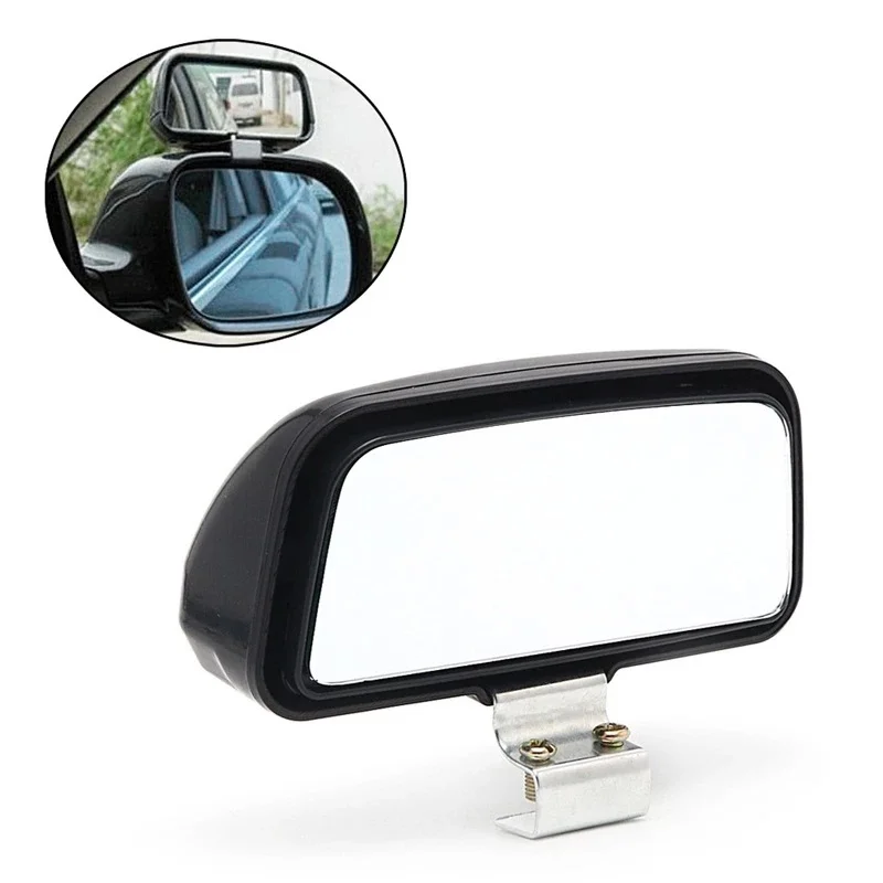 Car Reversing Mirror Rear View Mirror With Blind Spot Mirror Instructor Rearview Adjustable Wide-Angle Improve Driving Safety