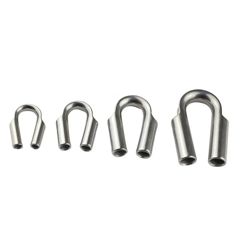 Y51A-Cable Thimble Stainless Steel Rope Thimble Rope Thimble Rigging For Wire Rope Cable Wire Rope Chain Thimble Racking Tool