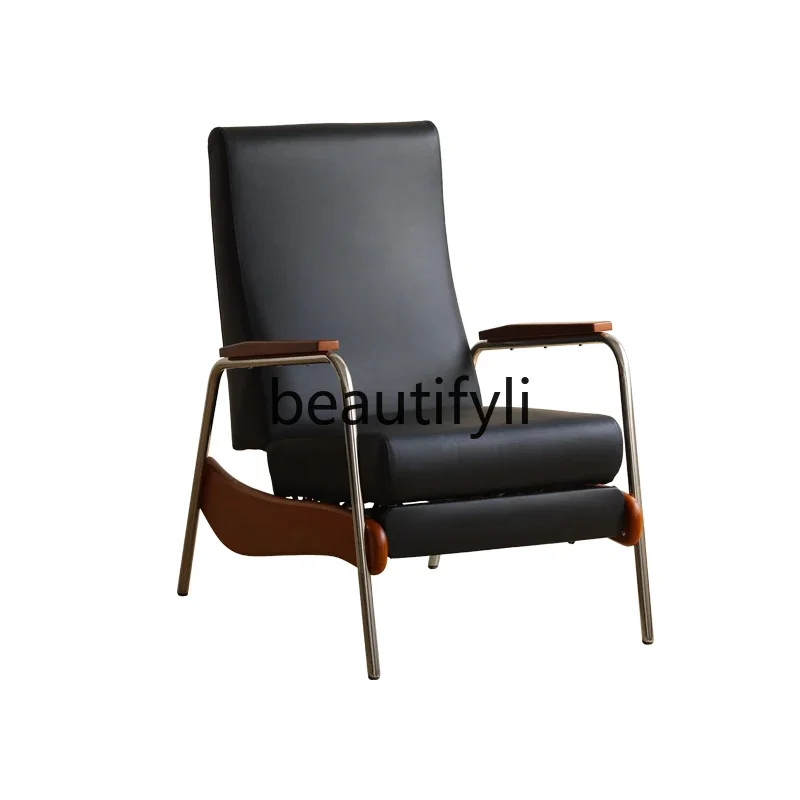 

X188 Nordic retro single sofa recliner living room single foldable lazy leisure chair