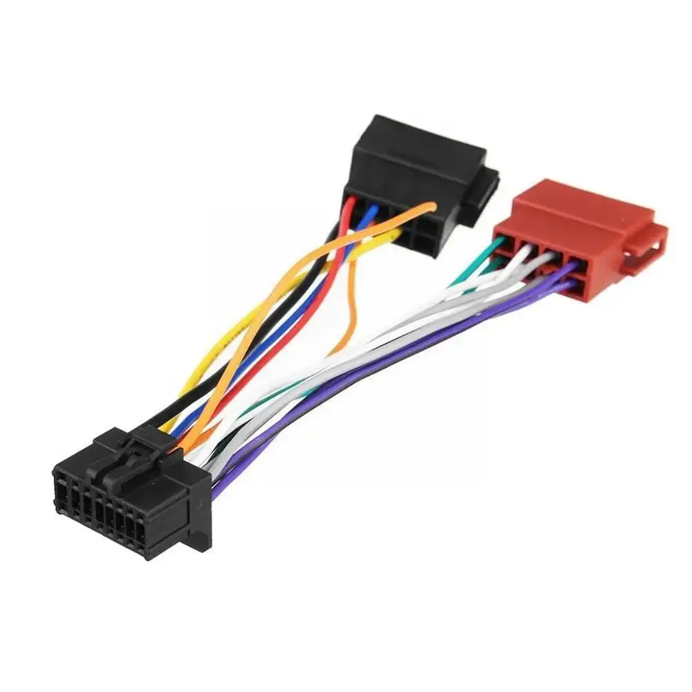 

Car Stereo Radio Harness ISO For Sony Radio To ISO Radio Play Plug Auto Adapter Wiring Harness Connector O1T7