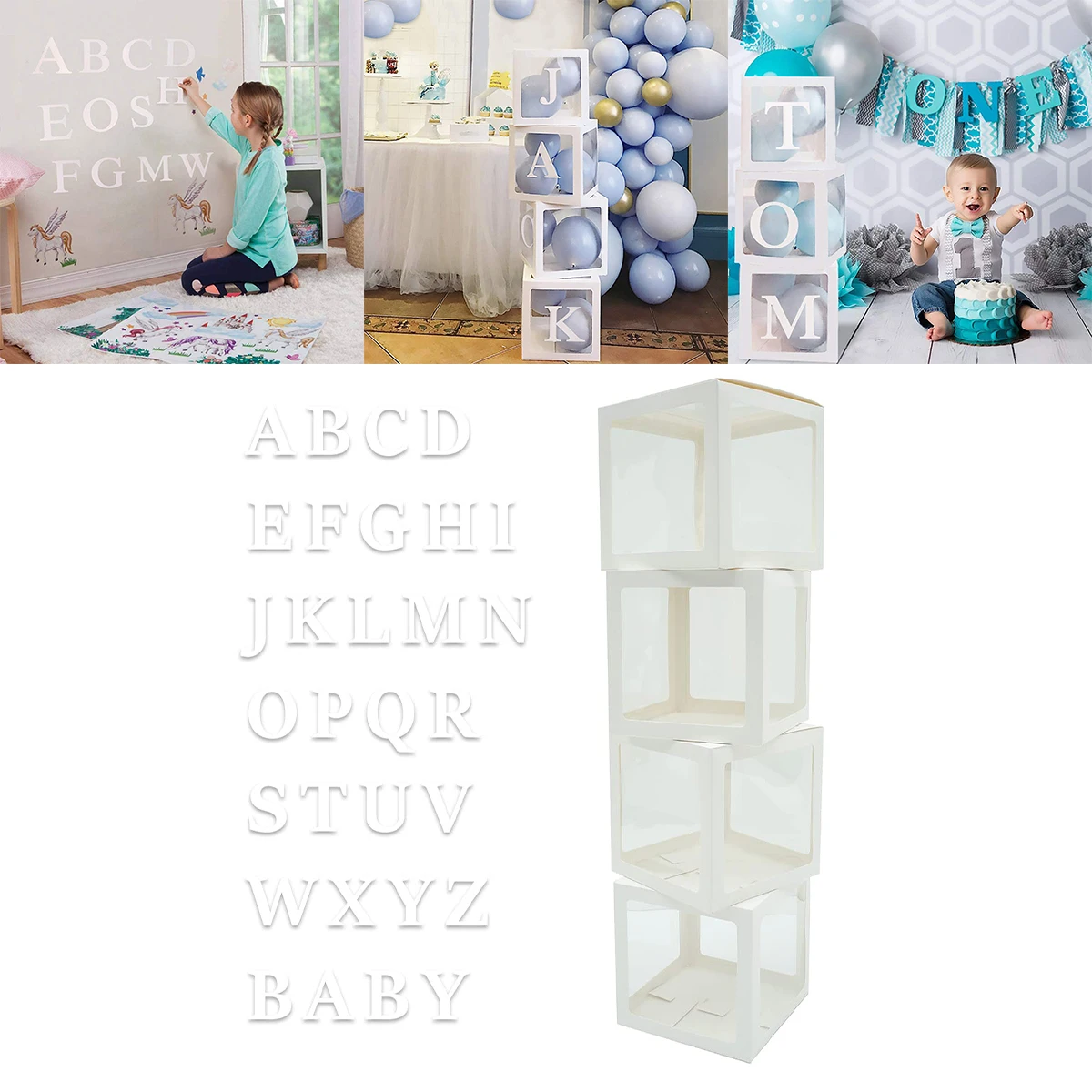 Balloon Package Confession Balloon Box Transparent Wedding Birthday Reception Baby Shower Birthday Wedding Party Decorations