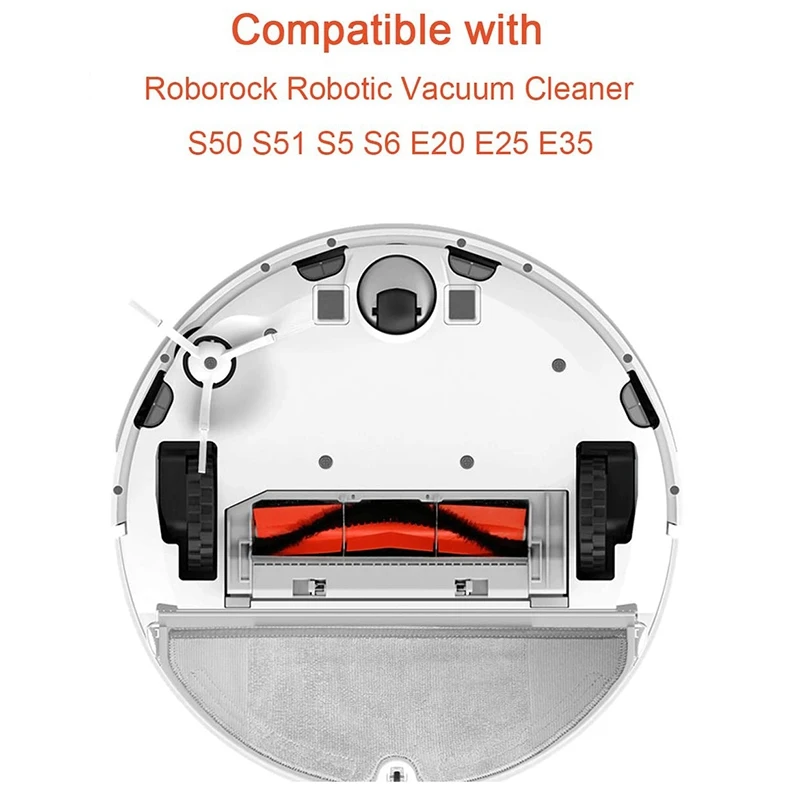 Xiaomi Mijia掃除機用フィルターキット,クリーニングクロス,ロールブラシ,スペアパーツ,アクセサリー,s50,s51,s55,s5,s6,20個