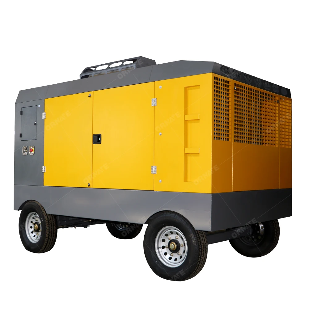 Professional Water Well Drilling Rig Air Compressor 8-35bar Diesel Screw Compressor Factory Wholesale Competitive Price