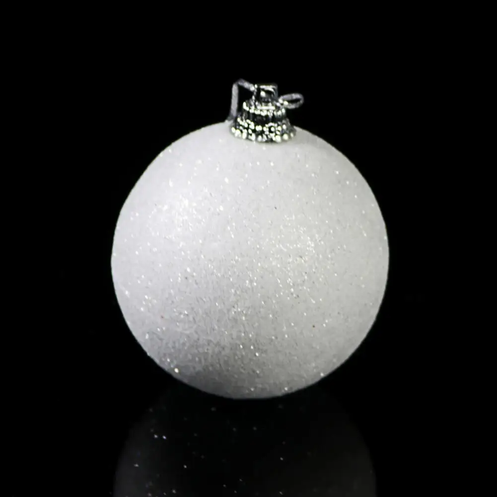 

Christmas Ball Ornaments Durable Christmas Tree Ornaments Shatterproof Reusable Christmas White Foam Ball Pine Cone Ornament Set