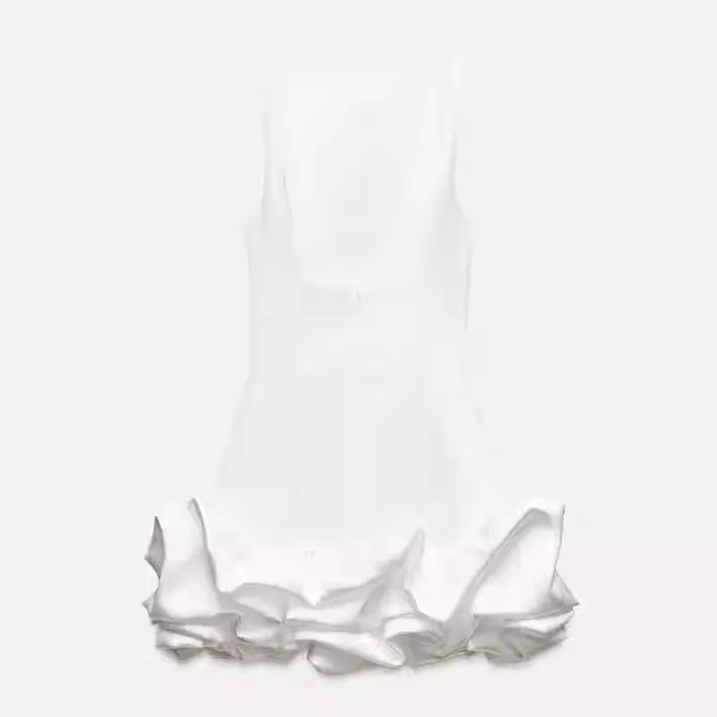 สินค้ามาใหม่ สายรัดสีขาว Svel สำหรับผู้หญิง แฟชั่นลำลอง ใส่ได้ทุกวัน ฤดูใบไม้ผลิ ฤดูใบไม้ร่วง ชิ้นเดียว วัสดุอื่นๆ