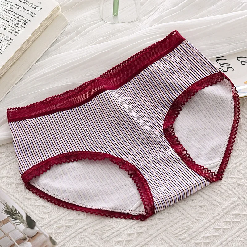 Milk Silk Panties for Woman Soft Stretch Briefs Floral Female Underwear Skin-friendly Underpants Knickers