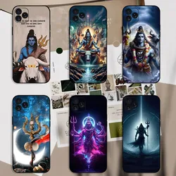 Lord Shiva Hindu God Buddha Phone Case For iPhone 8 11 12 13 14 15 Mini X XR XS PRO MAX Plus Shell