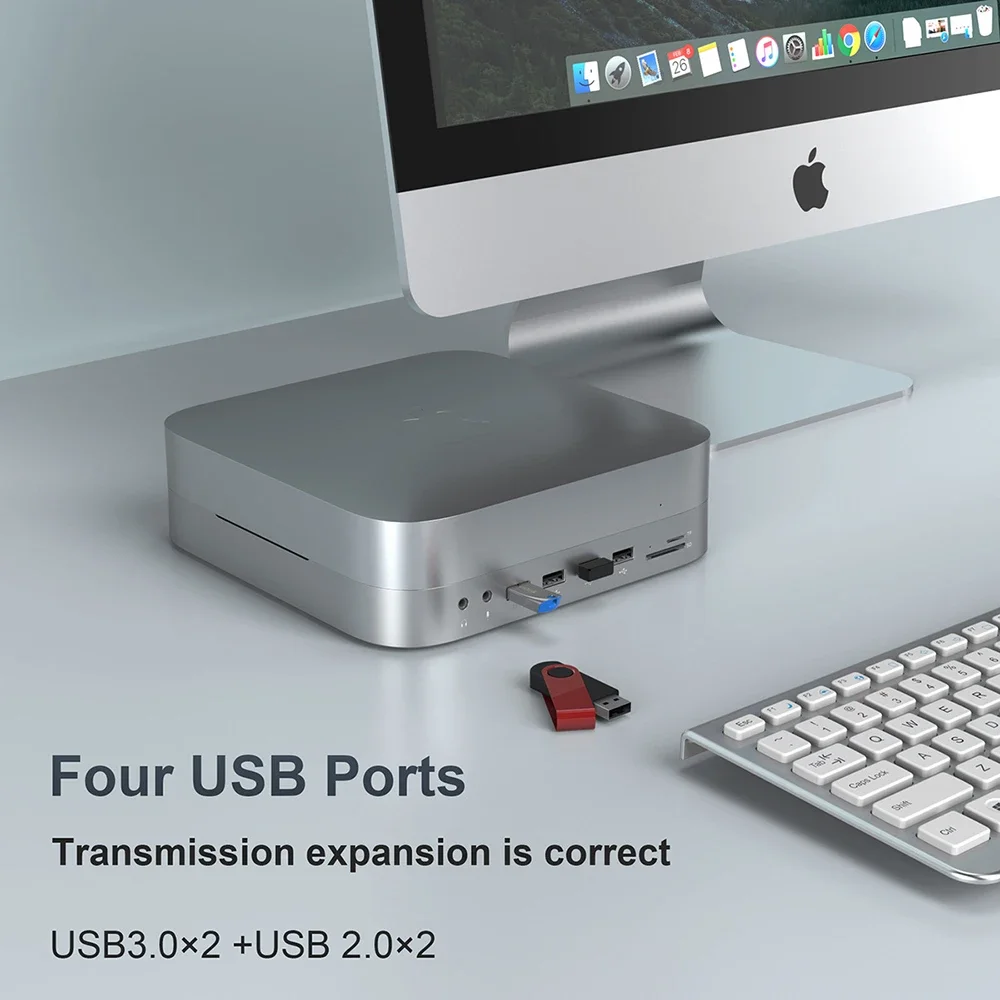 Hard Disk Box Docking Station Usb C HDD SSD Enclosure Sata Dock Mini Hub Hdmi for PC Apple Mac Laptop Office Computer Display