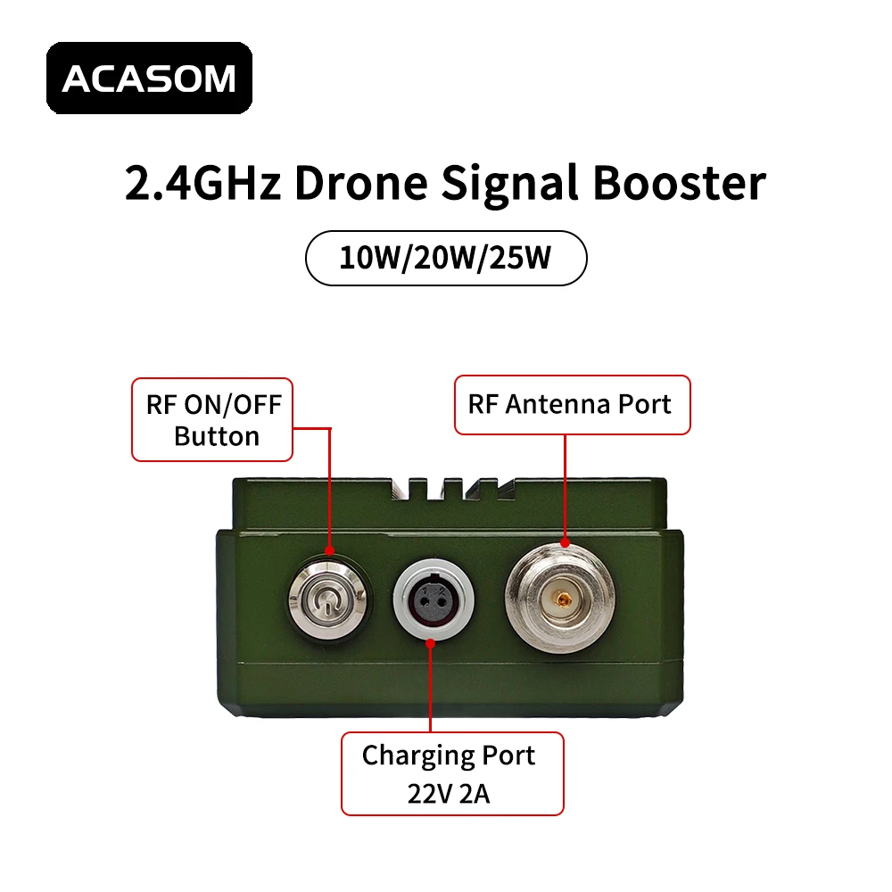 2400MHz  2500MHz  2.4G   2.5G 10W 20W Drone  FPV Signal Amplifier Extender Signal Booster Drone Range Extender